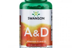 Vitamin A + Vitamin D (iz ulja jetre bakalara) Swanson Kapsule
